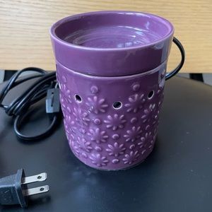 Scentsy Warmer Midsize Purple Cosmos NIB Wax Melt